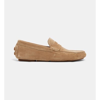 Mocassins Bateau Isidore En Cuir Velours COMPTOIR GL