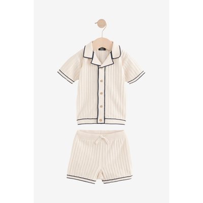 Polo en maille boutonné et short NEXT