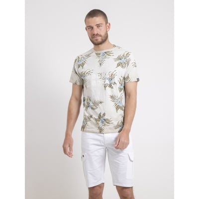 T-shirt Col Rond Pur Coton Motifs Nulemon RITCHIE