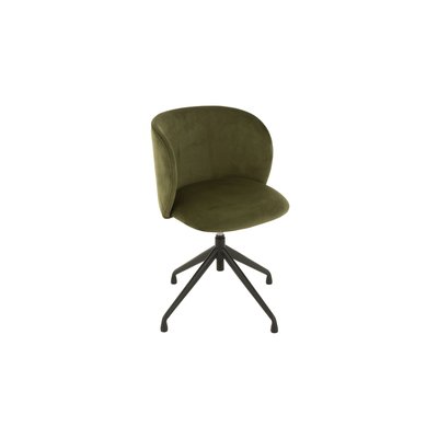 Chaises pivotantes réglables en hauteur velours (lot de 2) - MIA HELLIN, DEPUIS 1862