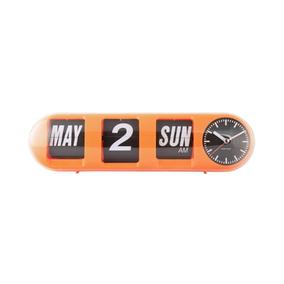 Horloge Murale Thermoplaste TUBE FLIP KARLSSON