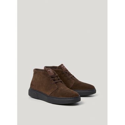 Bottines à lacets en cuir suédé COLINS DESERT PEPE JEANS