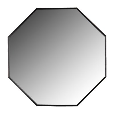 MIROIR MURAL HM9583.01 OCTOGONE CADRE EN ALUMINIUM NOIR 55,5x2,5x55,5Hcm. STELLAMEUBLES