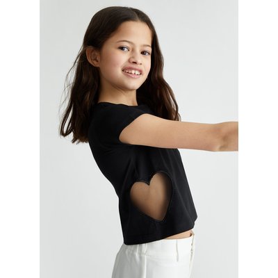 T-shirt en coton avec cœur LIU JO