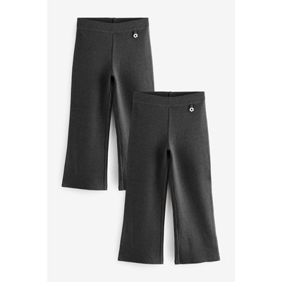 Pantalon bootcut avec coton, lot de 2 NEXT