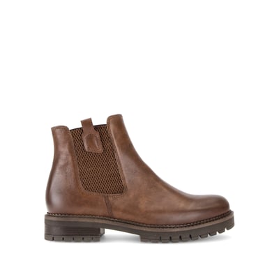 Bottines en cuir lisse à talon décroché GABOR