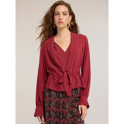Blouse avec col châle MOTIVI