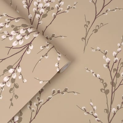 Papier peint Branches de saule Pussy Willow LAURA ASHLEY