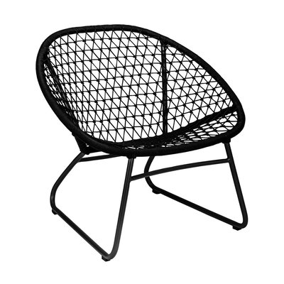 Fauteuil en polypropylène et pieds en métal, BAO BAO NOW'S HOME