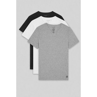 Lot de 3 T-shirts col V lounge LYLE & SCOTT