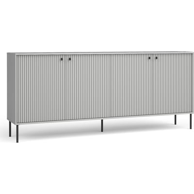 Buffet 4 portes rainurées collection ZEITO RECOLLECTION