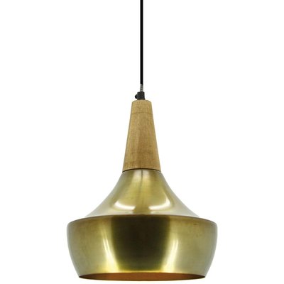Suspension en métal et bois Vintage AUBRY GASPARD