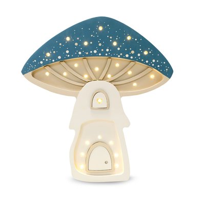 Lampe Veilleuse Maison Champignon bleu LITTLE LIGHTS