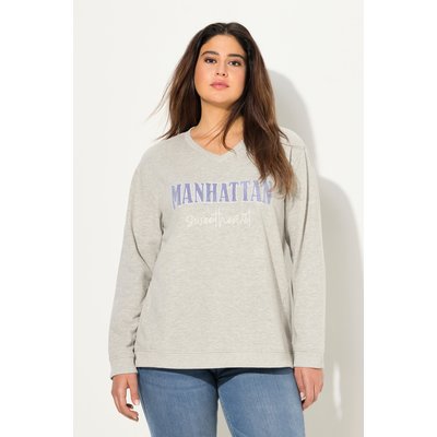 Sweat-shirt col en V et manches longues ULLA POPKEN