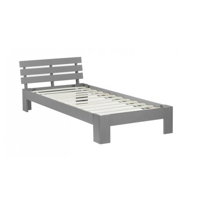Lit simple en lit futon lit pin cadre de lit en massif HOMESTYLE4U