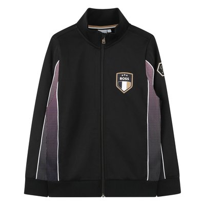 Sweat à capuchon avec fermeture éclair BOSS KIDSWEAR