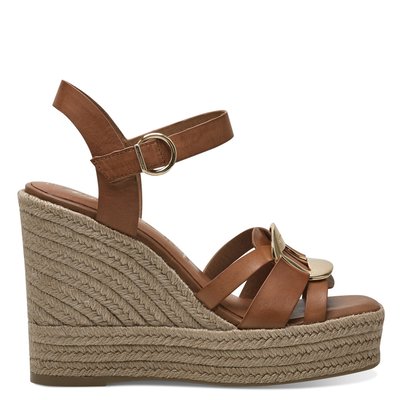 Sandale à talon en cuir TAMARIS