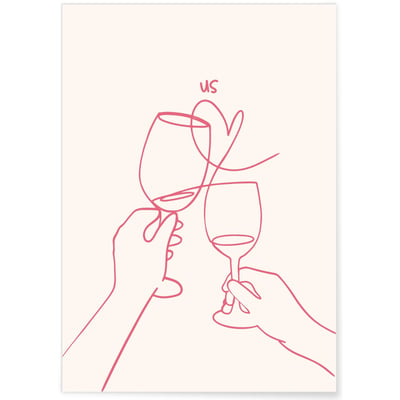 Affiche Toast à nous deux L'AFFICHERIE