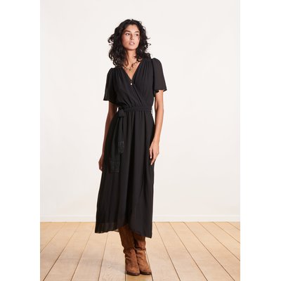 Robe longue cache-cœur LA FEE MARABOUTEE