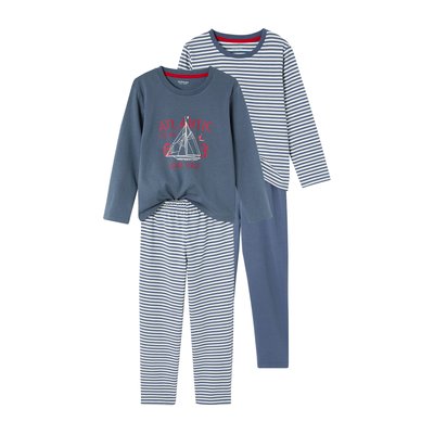 Lot de 2 pyjamas bateau en jersey VERTBAUDET