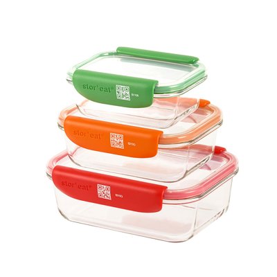 Boîte de conservation intelligente - stor'eat - lot de 3 MASTRAD