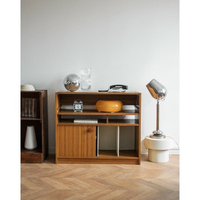 Meuble vinyles en bois Gustave N°351 - Bon état DEBONGOUT