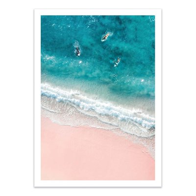Affiche d’art 30 x 40 cm - Summer beach - Gal Design WALL EDITIONS