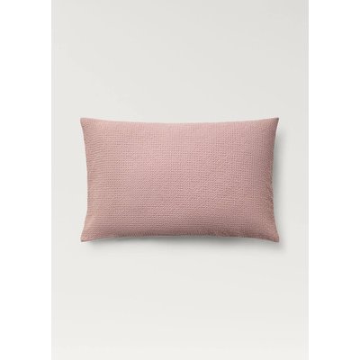Deux taies d'oreiller en percale de coton gaufré 50x75 cm MANGO HOME