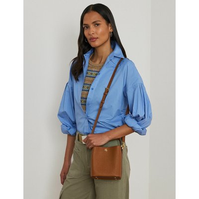 Petit sac seau en cuir, à bandoulière, REESE LAUREN RALPH LAUREN