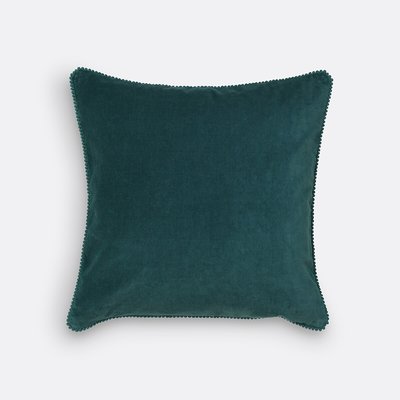 Velvet Linen & Cotton Cushion Cover LA REDOUTE INTERIEURS