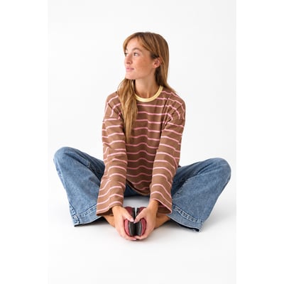 T-shirt rayé manches longues MÍRIAM MINDTRAVELER