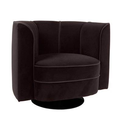 Fauteuil lounge en velours - Flower DUTCHBONE