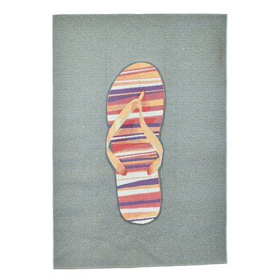 Tapis moderne tissé pour l'intérieur et l'extérieur - Rantum Beach THEKO