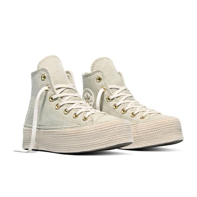 Baskets CHUCK TAYLOR ALL STAR LIFT ESPADRILLE CANVAS CONVERSE