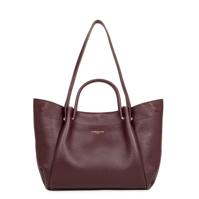 Sac cabas porté épaule en cuir, FOULONNE DOUBLE LOUISA LANCASTER