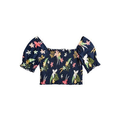 T-Shirt, manches courtes, col rond, Motif devant. ROXY