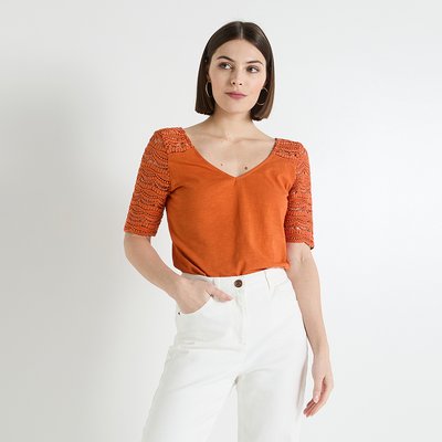 T-shirt col V GRAIN DE MALICE