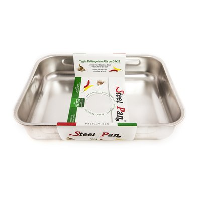 Plat à four 35x26x8 cm STEELPAN