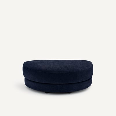 Repose-pieds modulable en velours chenille, TIBERIO AM.PM