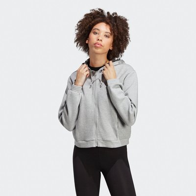 Sudadera con cremallera y capucha, forro con motivo ADIDAS SPORTSWEAR