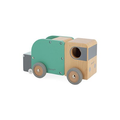 Camion poubelle Bolid en bois JANOD