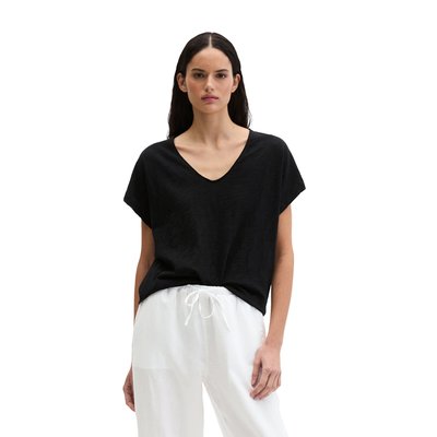 T-shirt loose en jersey slub MARC O'POLO