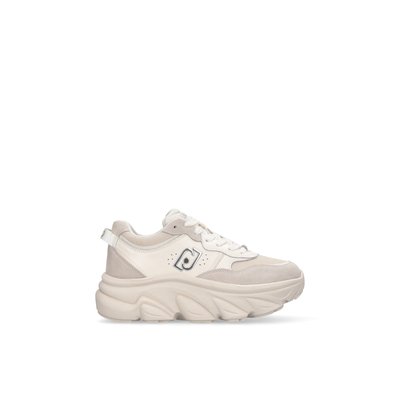 Sneakers à semelle épaisse en daim et en mesh LIU JO