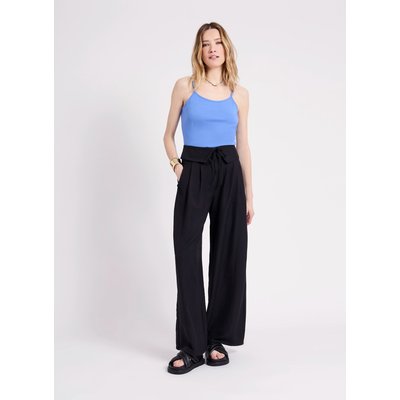 Pantalon large à taille nouée LUPITA NAF NAF