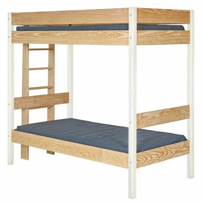 Pack lit superposé avec matelas Bois massif  TINO AKITEN RETAIL