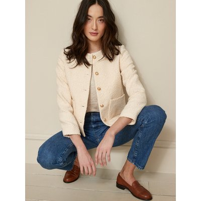 Veste sans col tweed CYRILLUS
