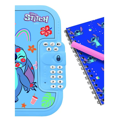 Journal intime électronique avec coffre-fort Stitch LEXIBOOK