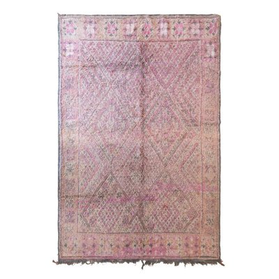 Tapis berbere marocain pure laine vert AFK LIVING