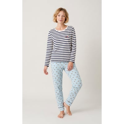 Pyjama en jersey de coton imprimé Tobbie ARTHUR