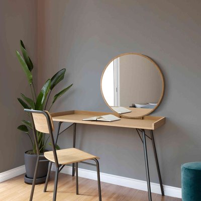 Coiffeuse avec miroir en bois TERRE DE NUIT